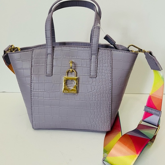 Betsey Johnson Handbags - NWT BETSY JOHNSON SIENNA SMALL SATCHEL CROSSBODY PURSE Color:Lilac